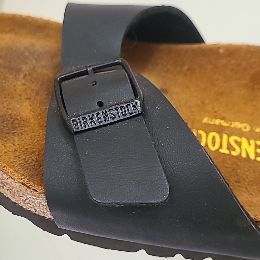 Flipflop Birkinstocks Black Leather - Picture 3 of 6